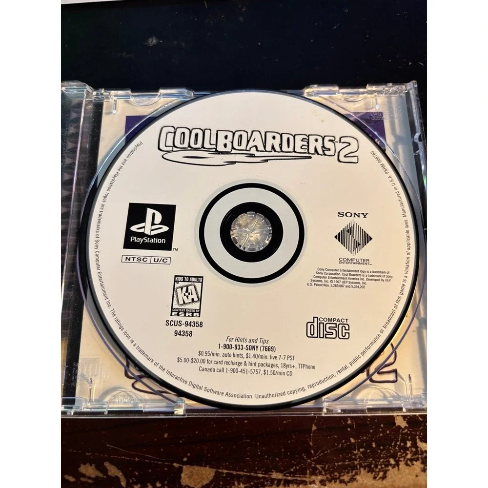 PlayStation 1 - Cool Boarders 2 - Complete -, tested